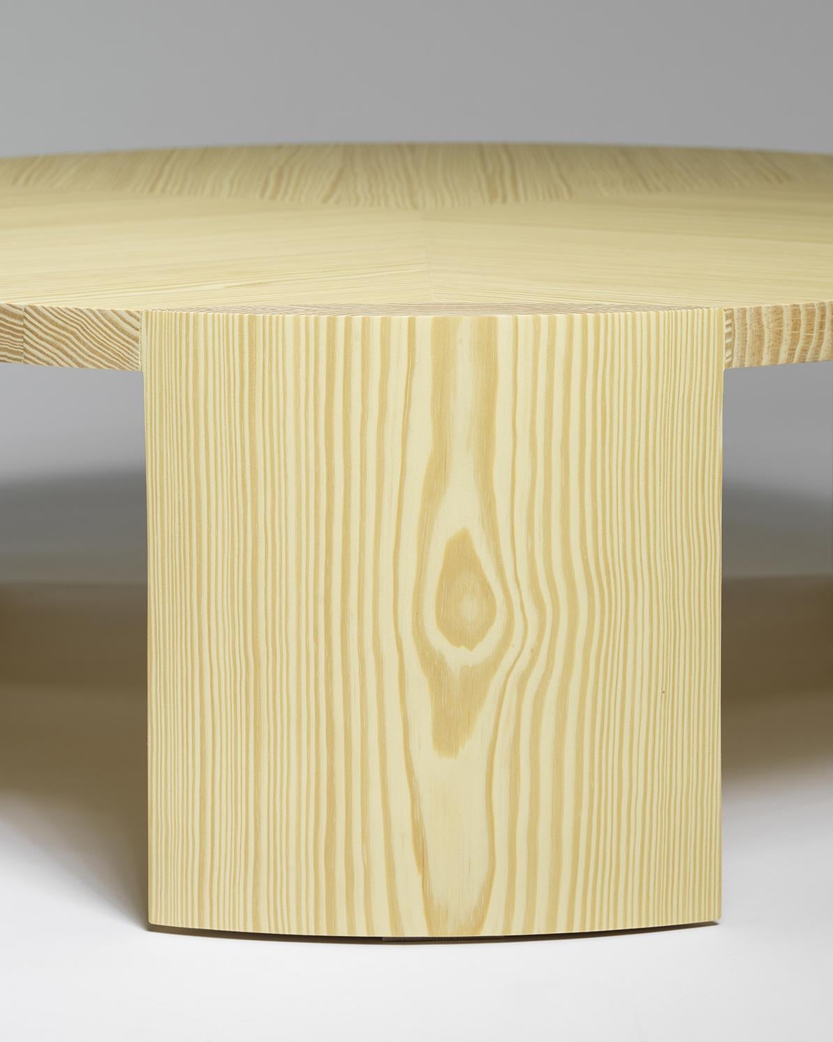 Belgian Yellow Pine Nort Coffee Table by Tim Vranken For Sale