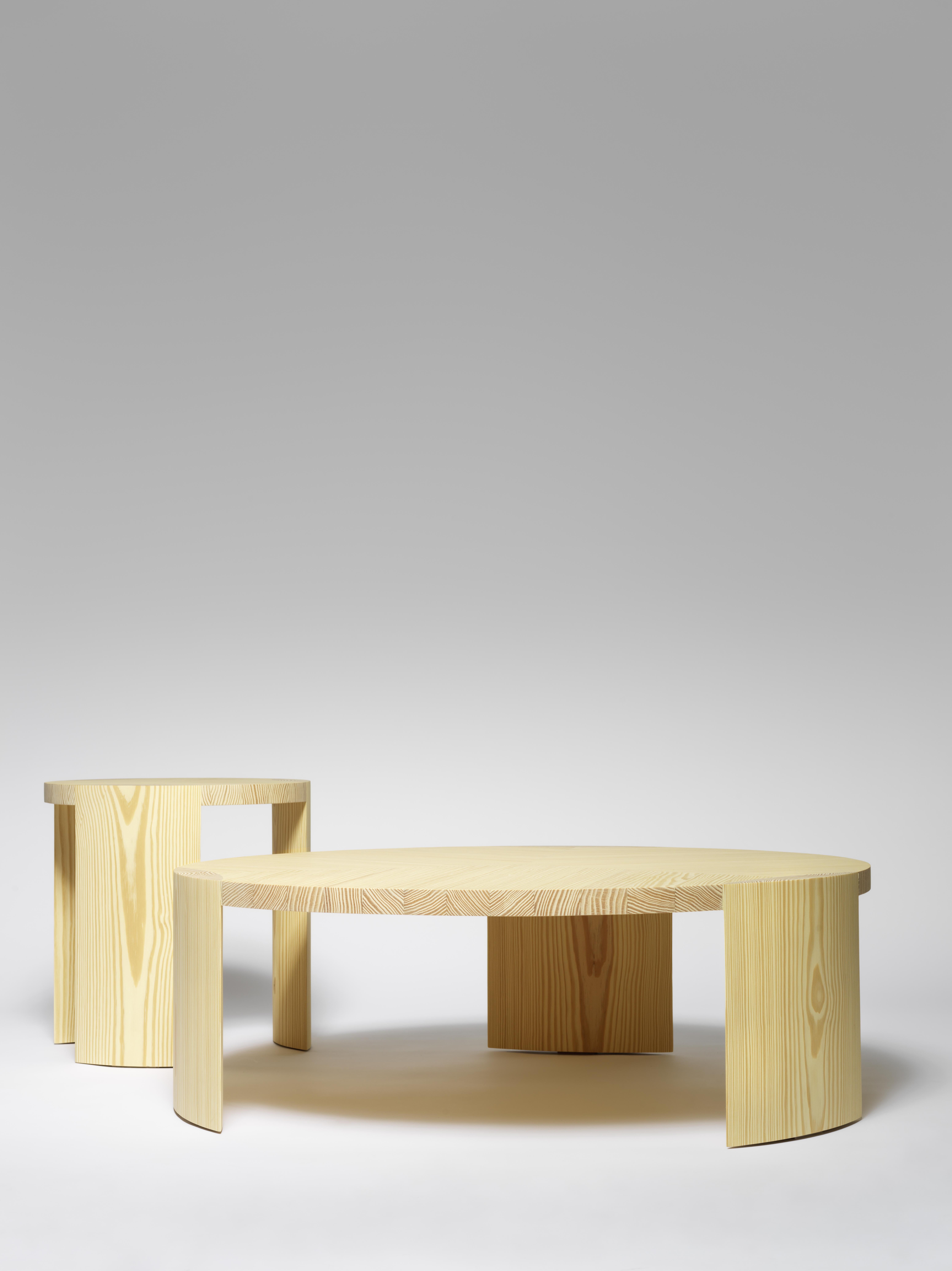 Yellow Pine Nort Coffee Table by Tim Vranken For Sale 1