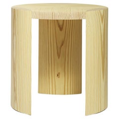 Yellow Pine Nort Side Table by Tim Vranken