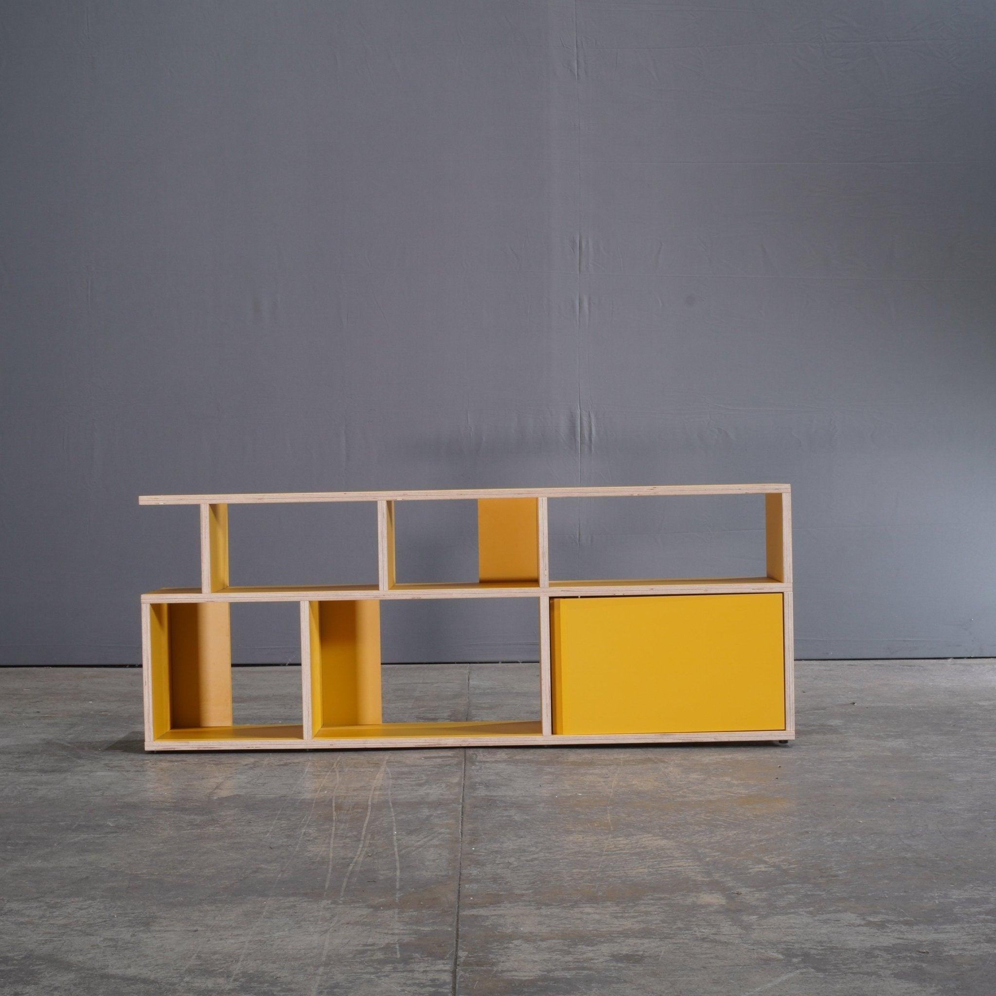 Modern Yellow Plywood Sideboard by Tylko