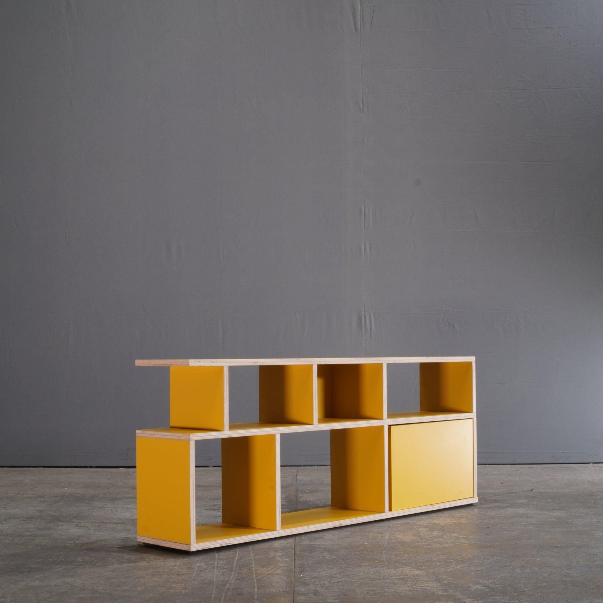 Polish Yellow Plywood Sideboard by Tylko