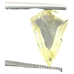 Yellow portrait cut Sri Lankan sapphire, 2.21 carat, mine to market, unheated