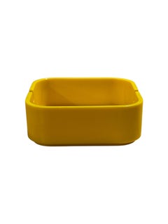 Yellow “Radius One” Ashtray by William Sklaroff for Smith Metal Arts