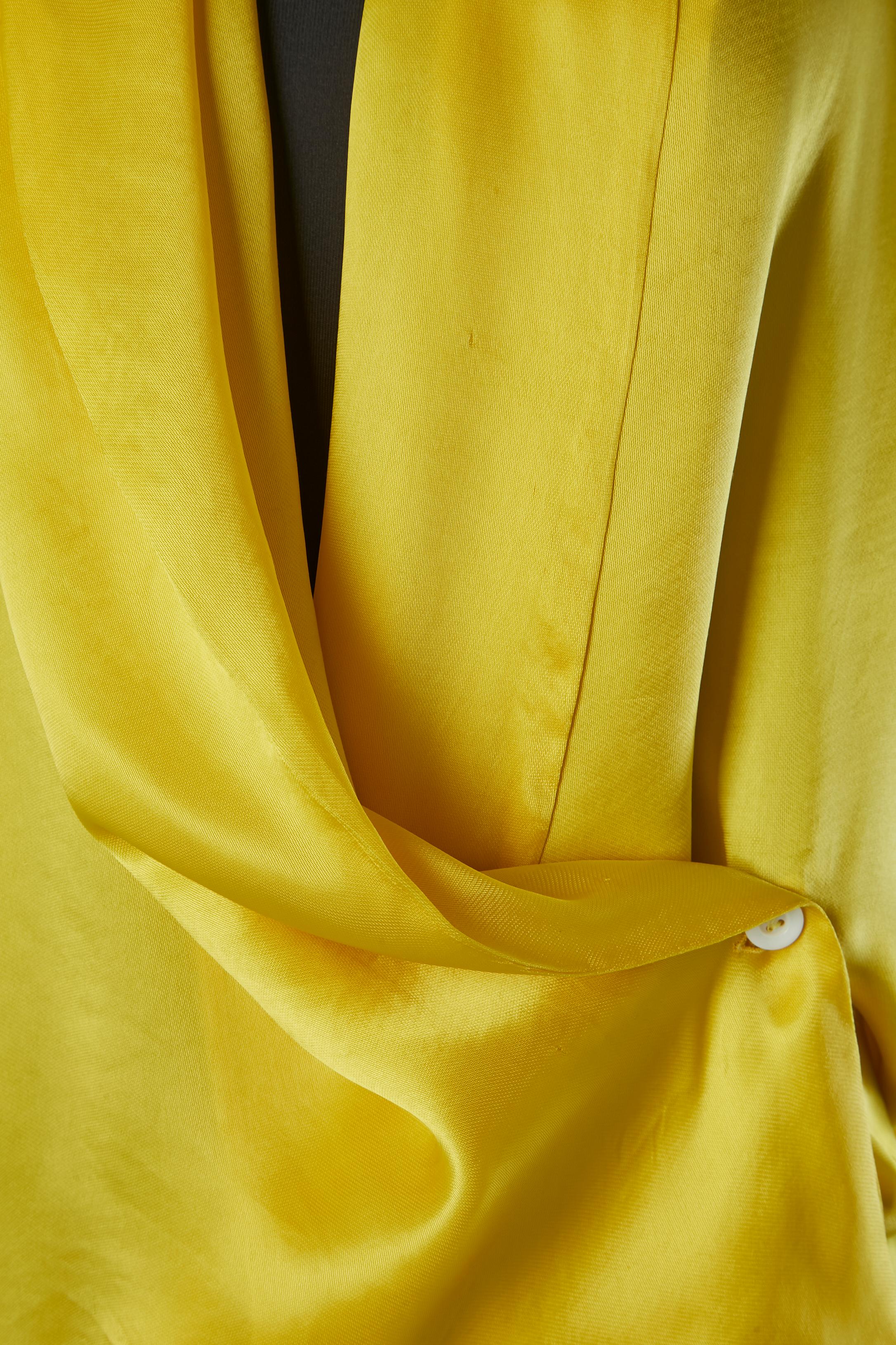 Women's Yellow rayon wrap shirt DRIES VAN NOTEN For Sale