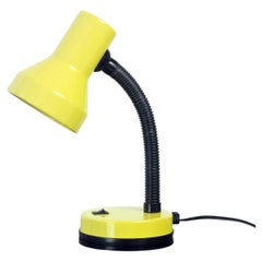 Yellow Rendi "Baby 2" Adjustable Desk Lamp, Czechoslovakia 1990s
