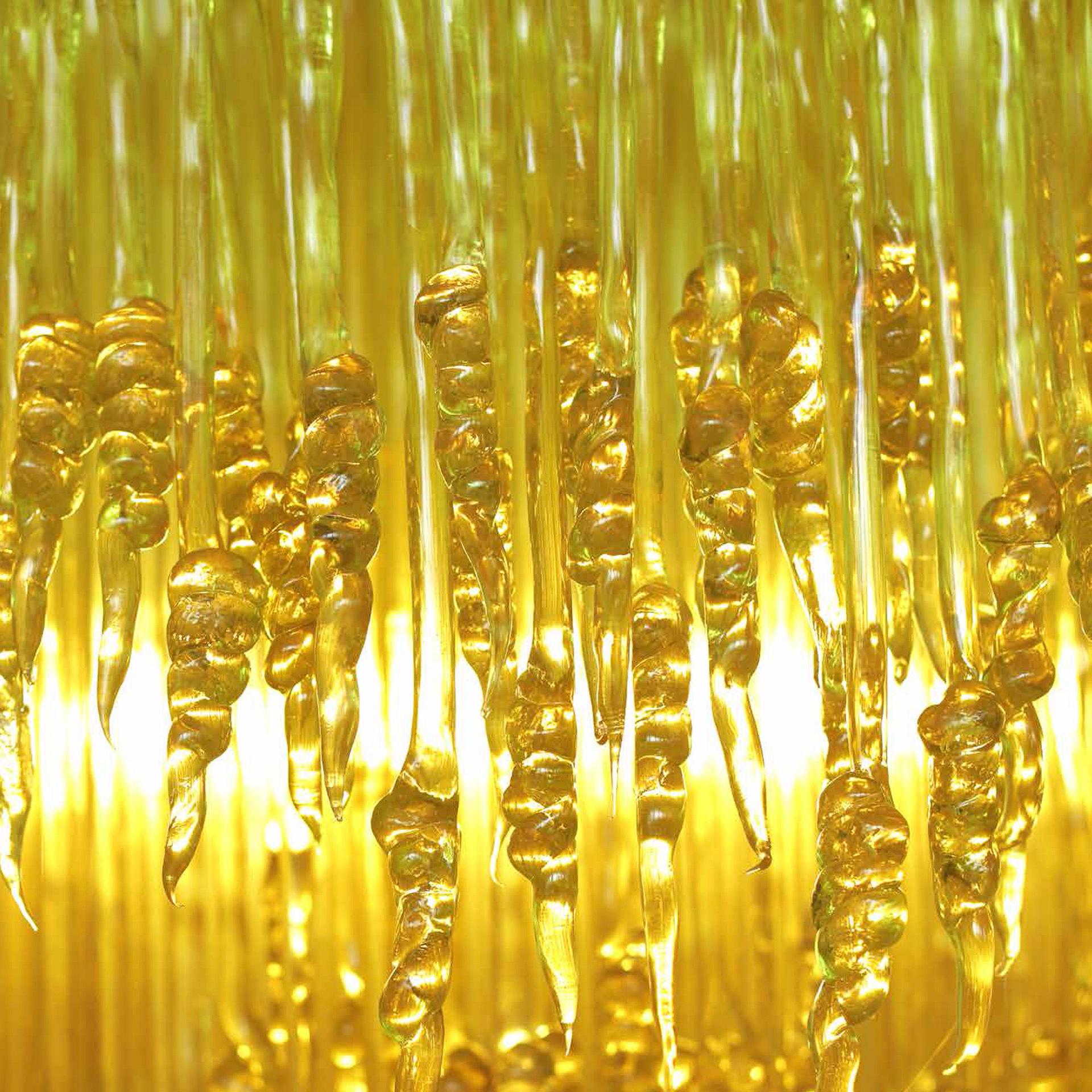 Italiano Lampadario in resina giallo Mod Sneeze B di Jacopo Foggini in vendita