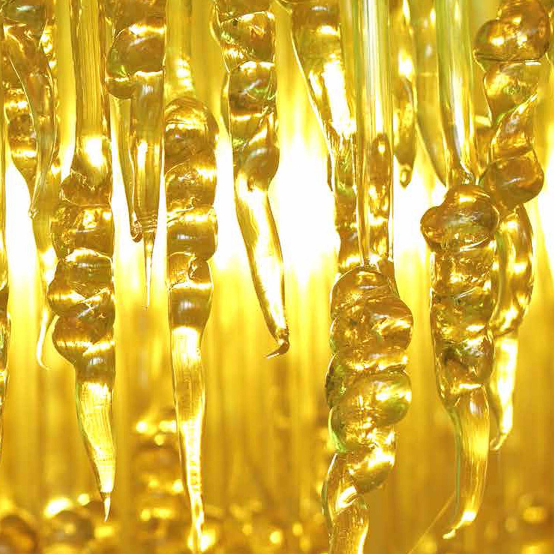 Lampadario in resina giallo Mod Sneeze B di Jacopo Foggini in vendita 1