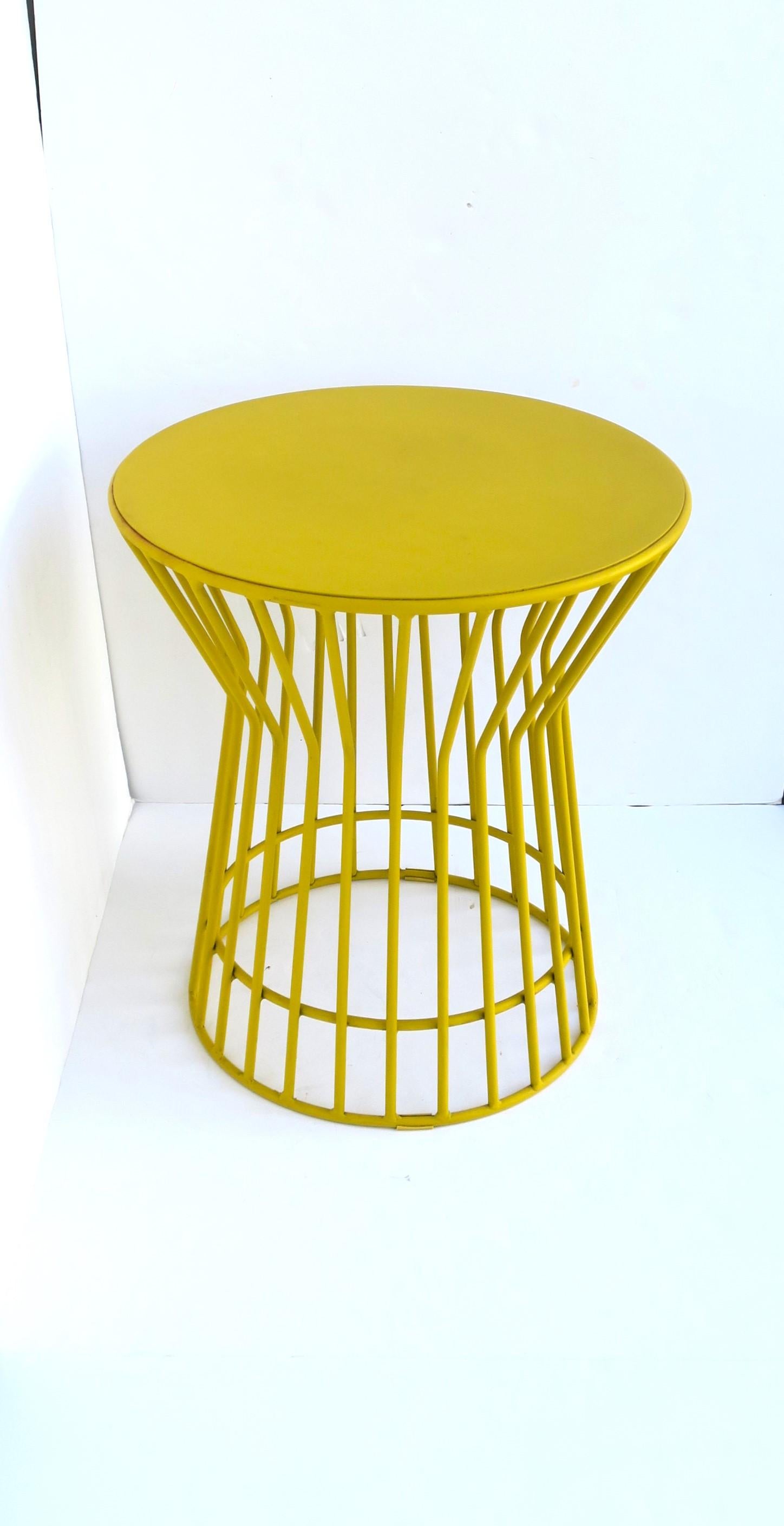 yellow accent tables
