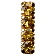 Gelber Saphir-Ohrstecker aus 18 Karat Gelbgold