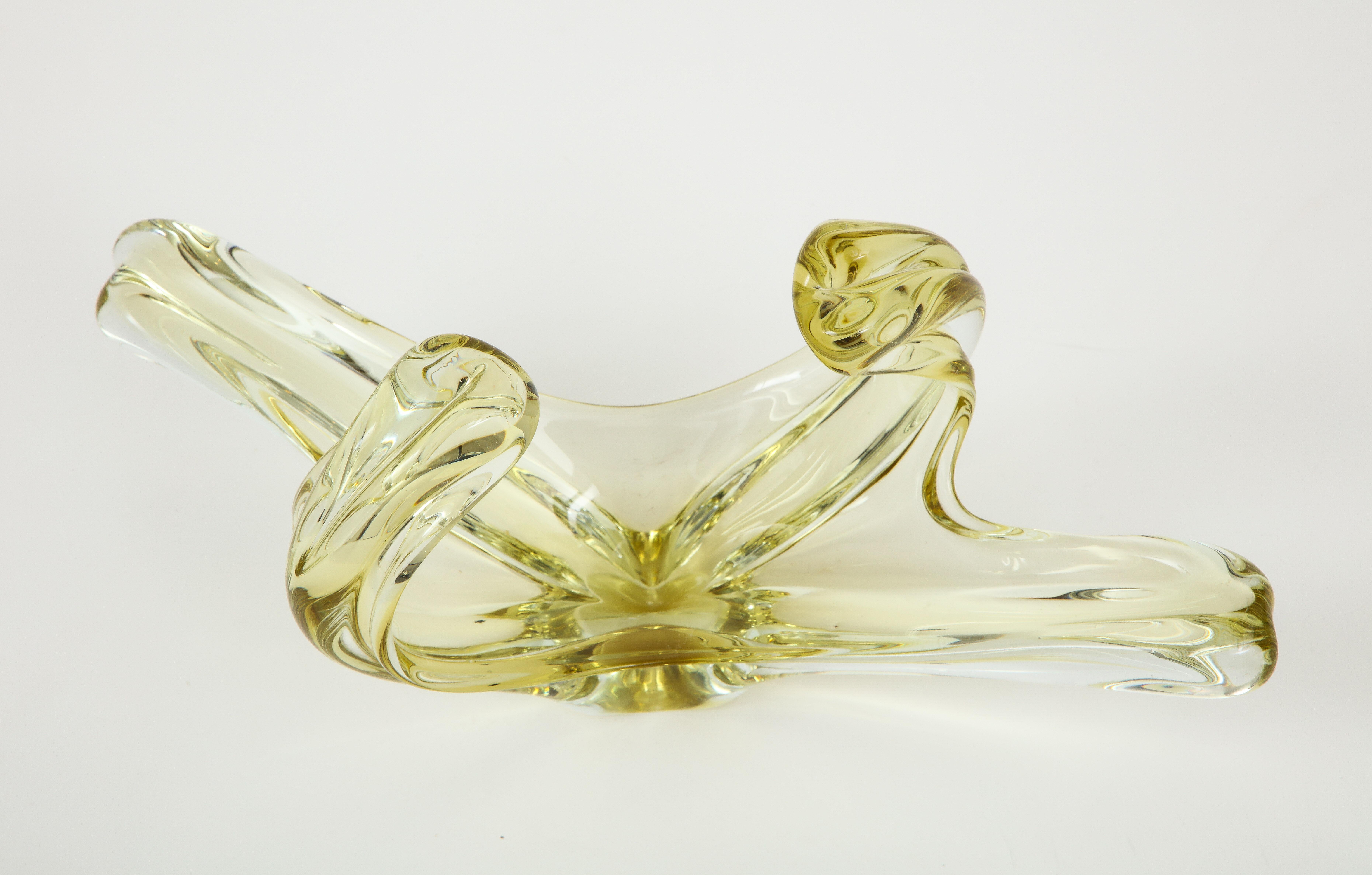 Yellow Sapphire Murano Glass Splash Vessel 2