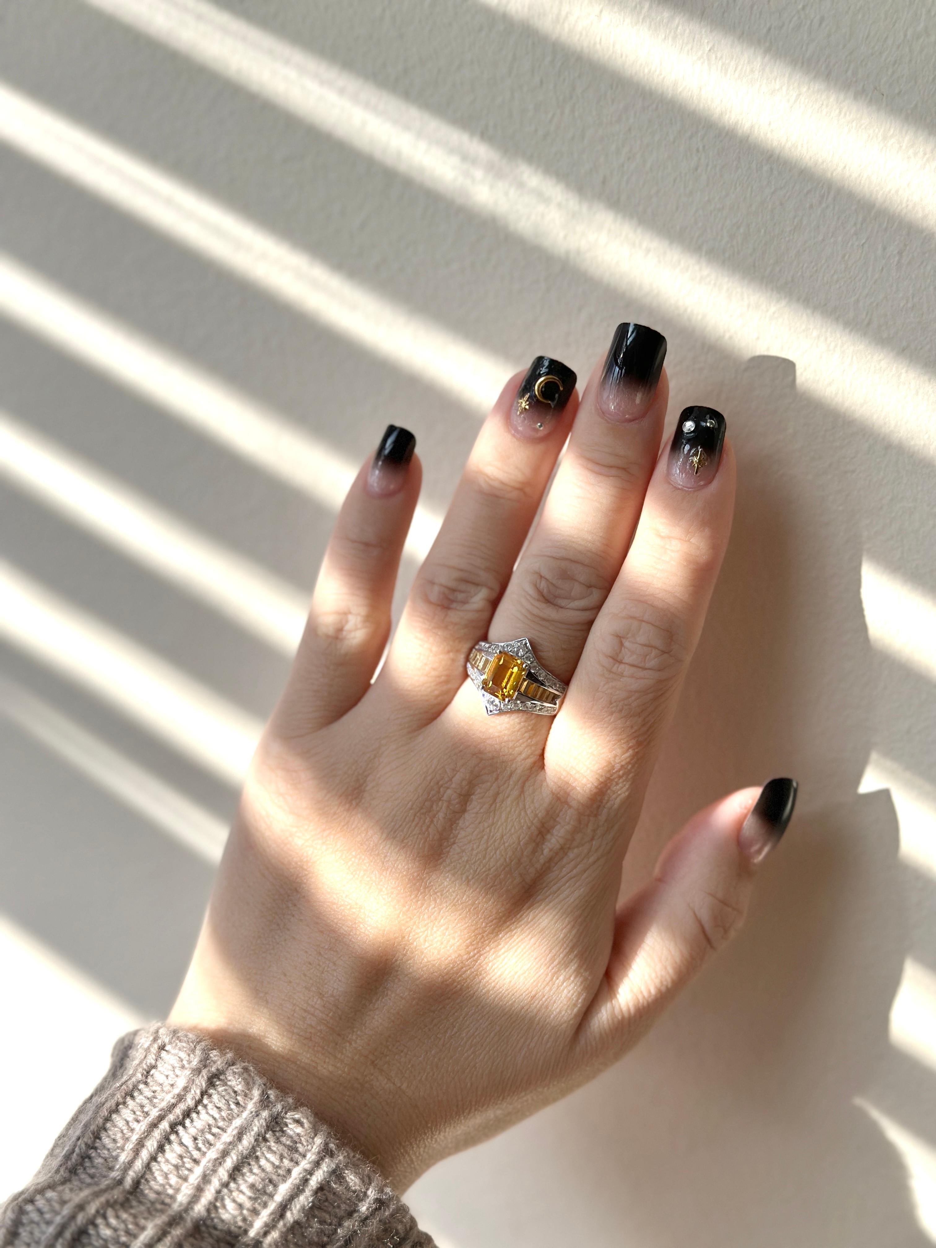 Yellow sapphire protection ring 3