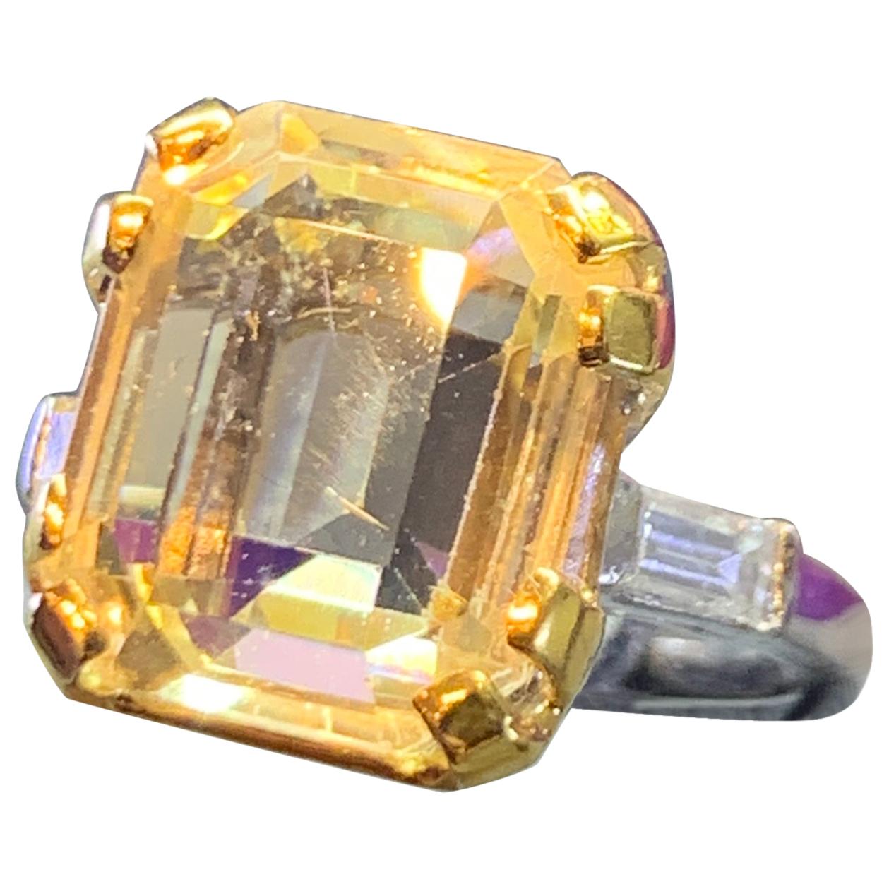Yellow Sapphire Ring For Sale
