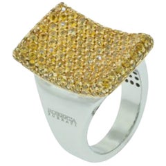 Roberta Porrati 18K Yellow Sapphire Ring