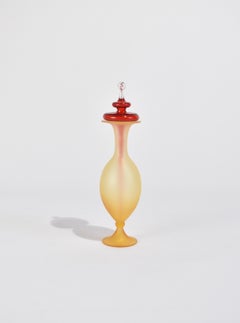 Yellow Satin Perfume Bottle