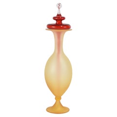 Yellow Satin Perfume Bottle