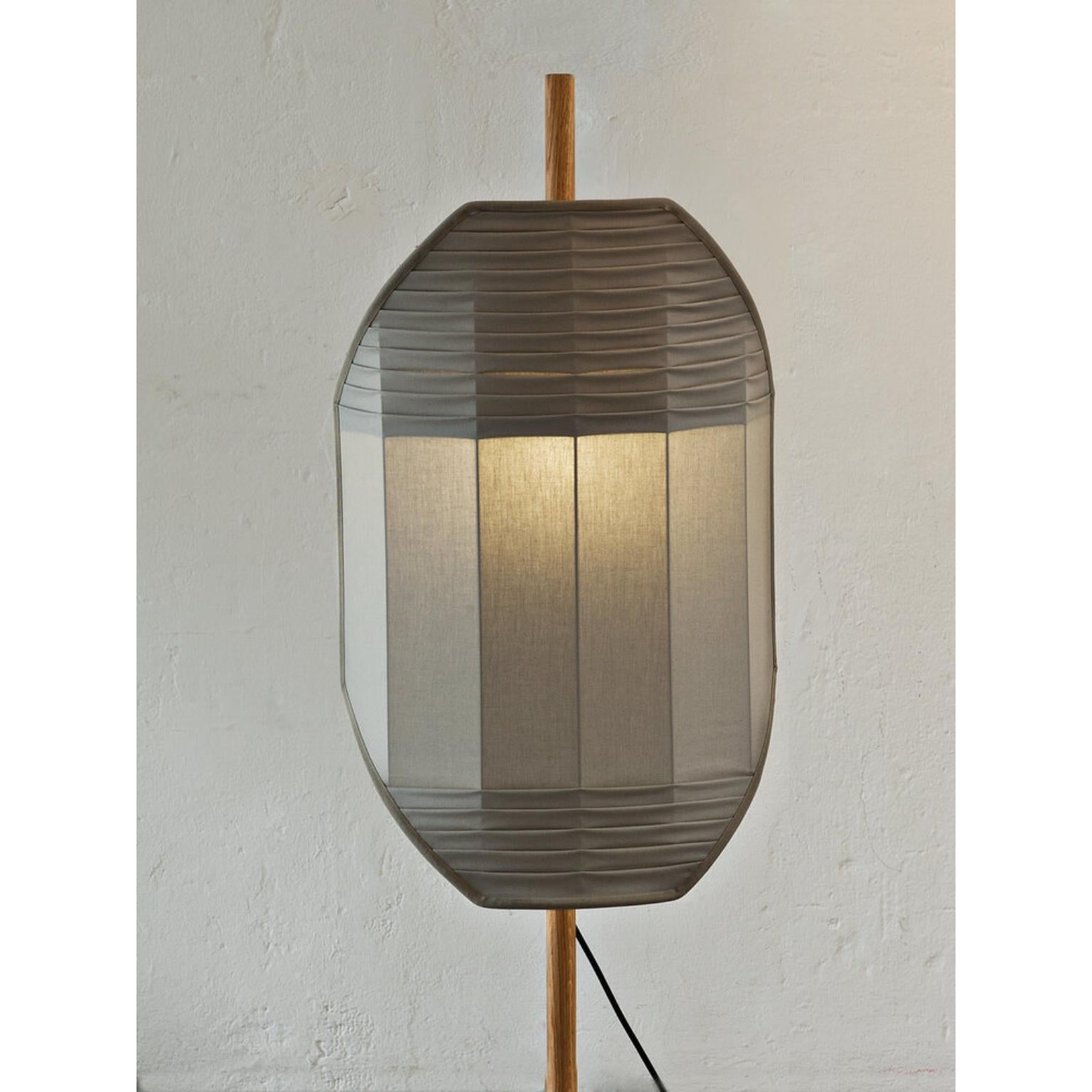 Italian Yellow Single Pleating Flag Floor Lamp by Servomuto For Sale