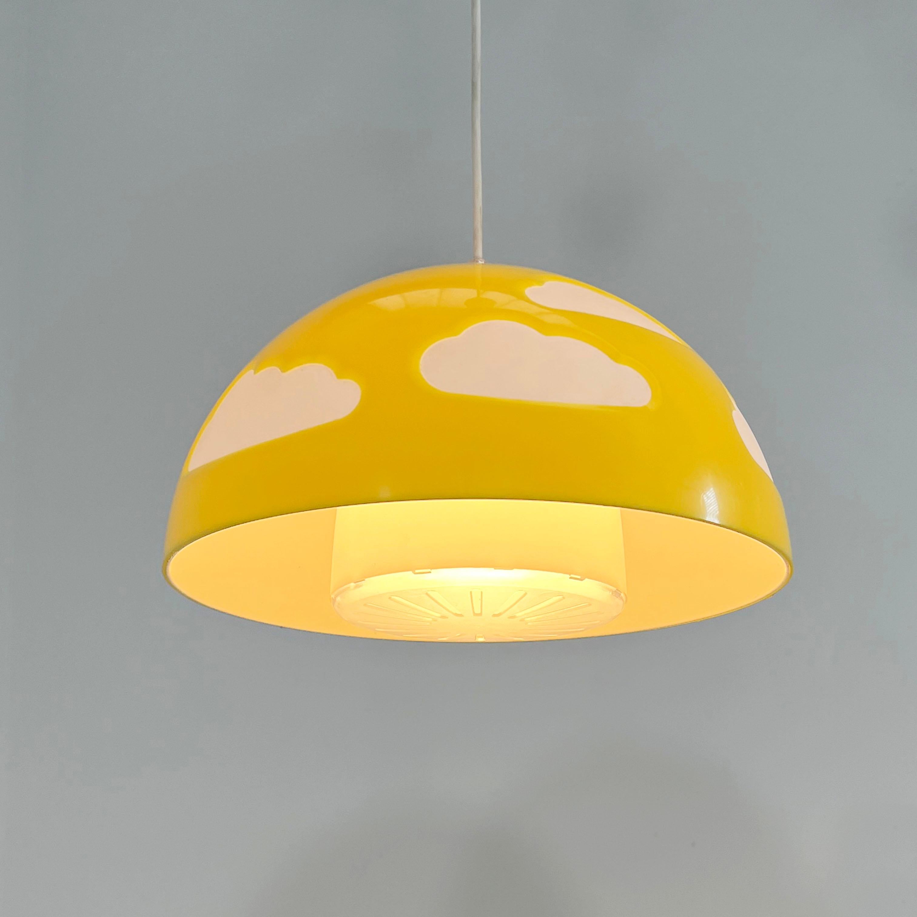 Late 20th Century Yellow Skojig Cloud Pendant Lamp by Henrik Preutz for Ikea, 1990s