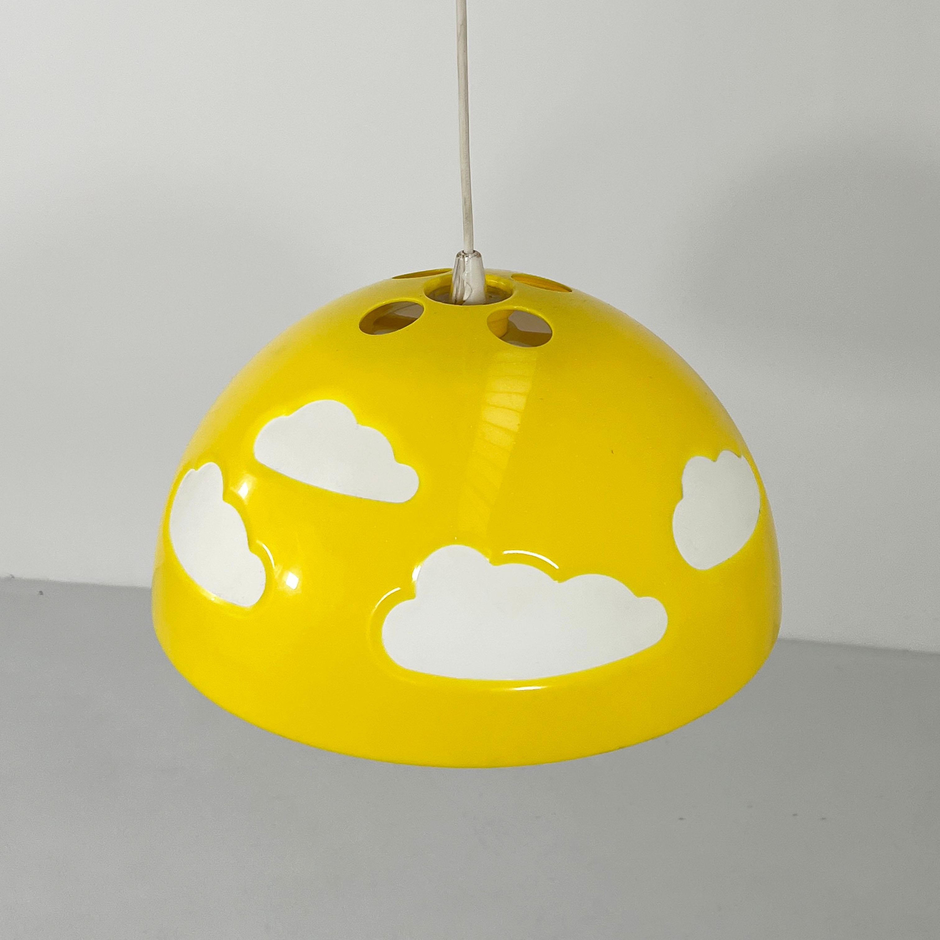Plastic Yellow Skojig Cloud Pendant Lamp by Henrik Preutz for Ikea, 1990s