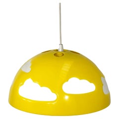 Lampe à suspension Skojig jaune par Henrik Preutz pour Ikea, années 1990