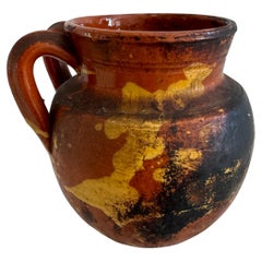 Yellow Small Terracotta Pignata Pots
