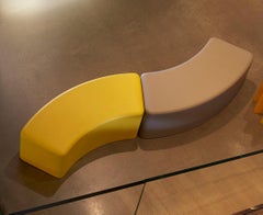 Yellow Soft Snake Modular Seat by SLIDE Studio