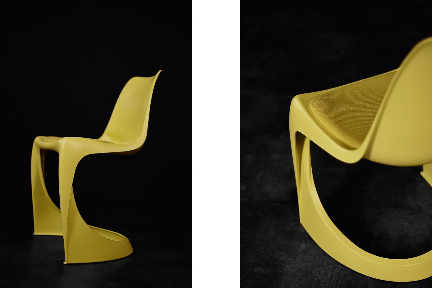 Textile Yellow Space Age Modo 290 Chair by Steen Østergaard for Nielaus