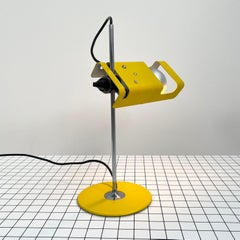 Yellow Spider Desk Lamp by Joe Colombo for Oluce, 1960s