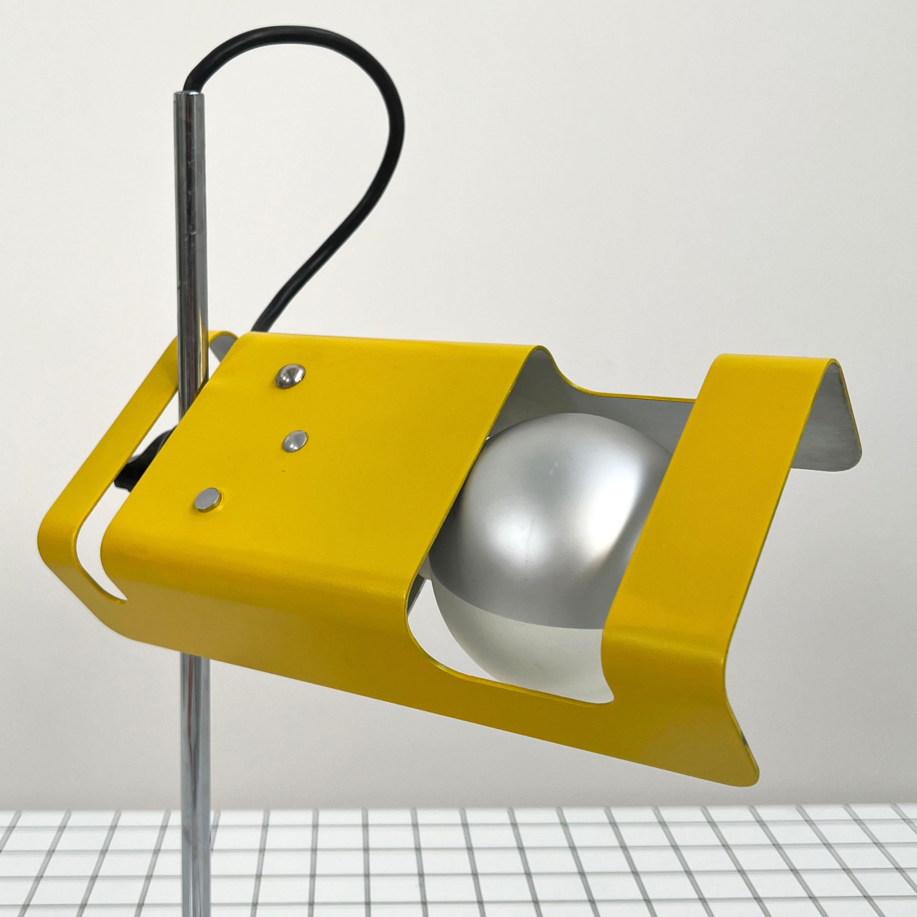 Mid-20th Century Yellow Spider Desk Lamp by Joe Colombo for Oluce, 1960s