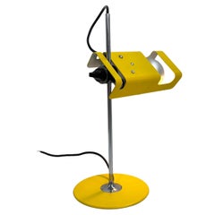 Yellow Spider Desk Lamp by Joe Colombo for Oluce, 1960s