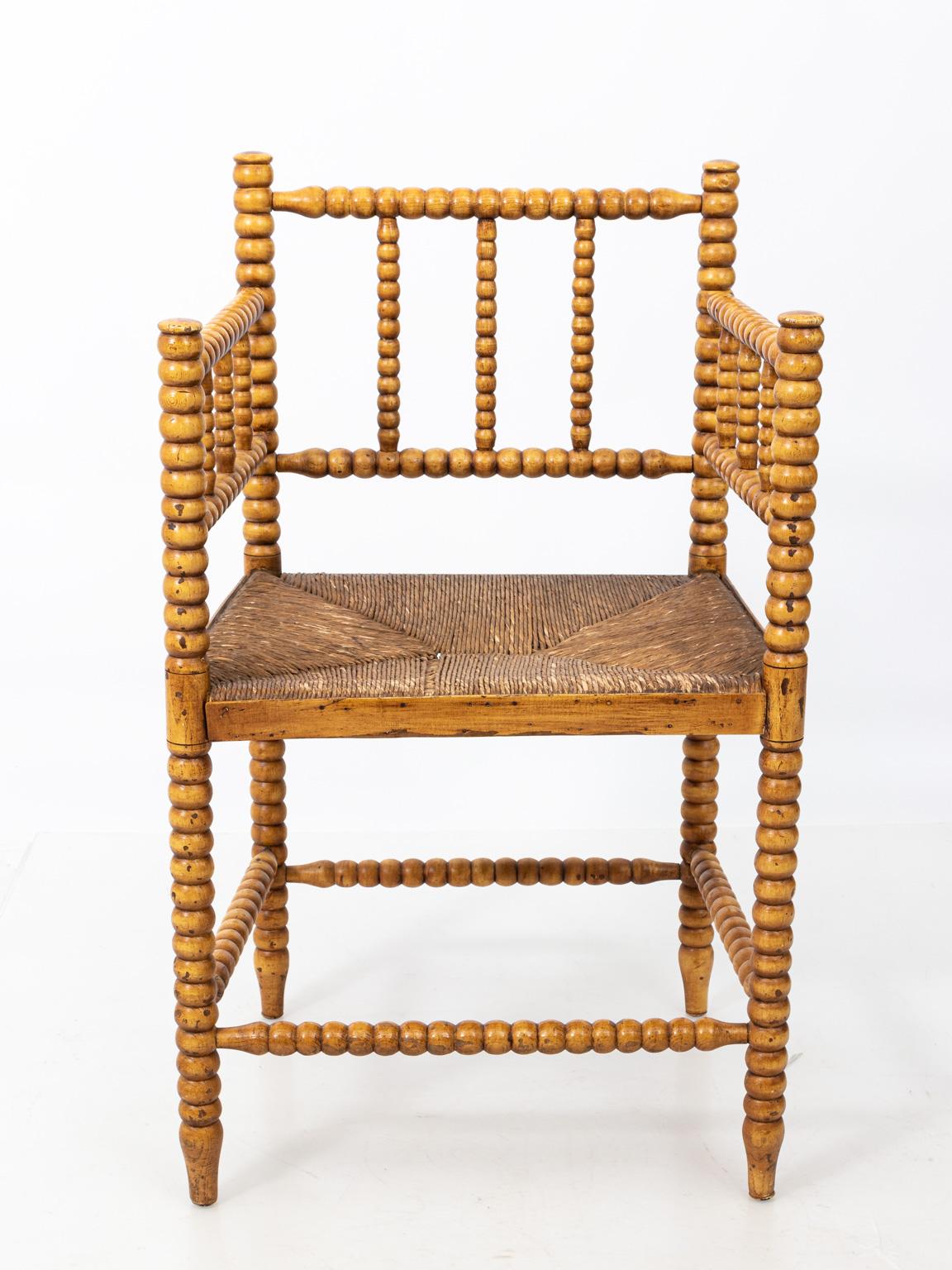Yellow Spool Armchair 1