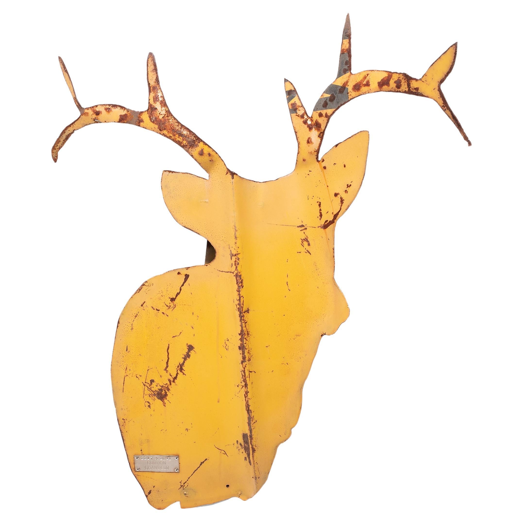 "Yellow Stag" by Gordon Chandler For Sale