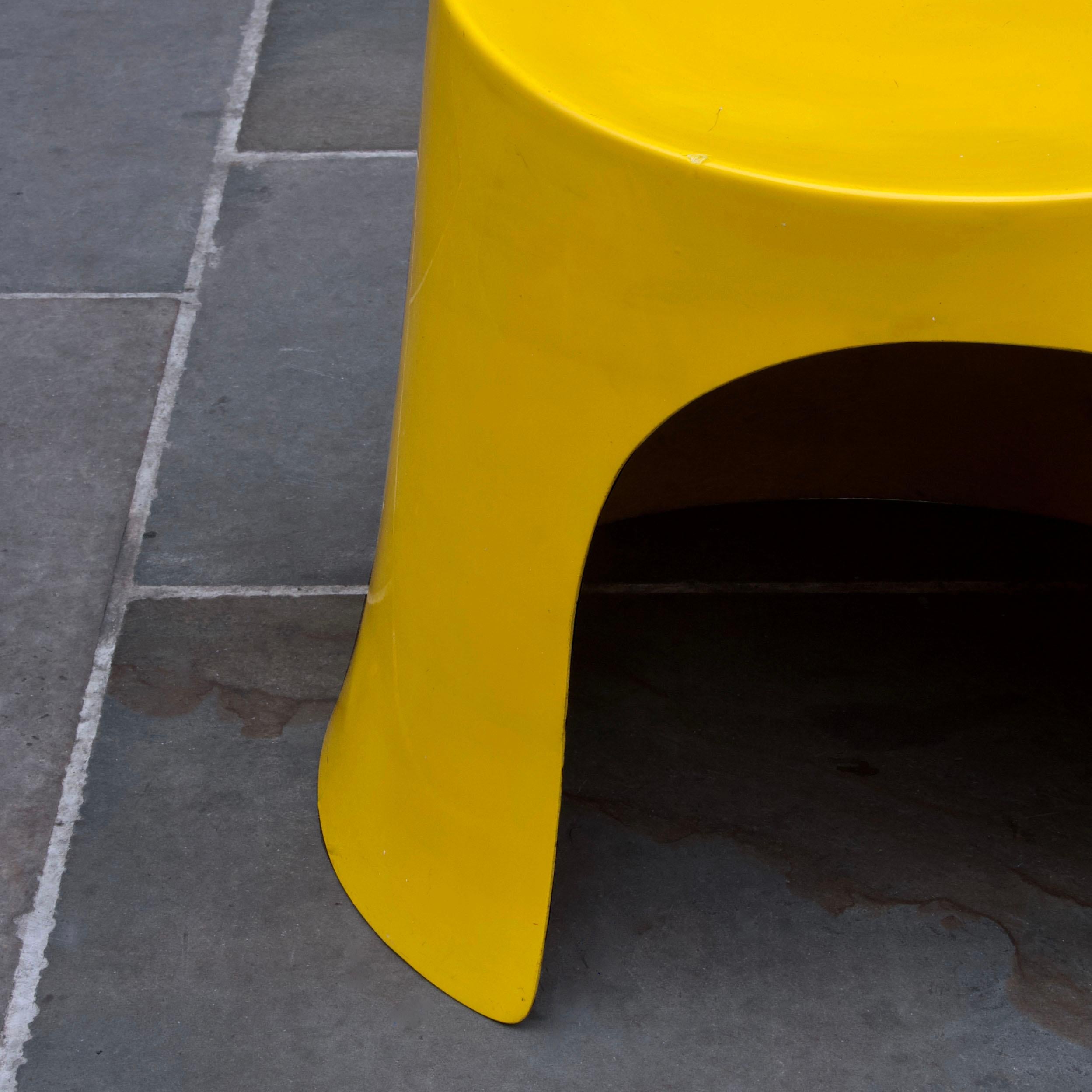 Mid-20th Century Yellow Stool by Nanna Ditzel, 1969 For Sale