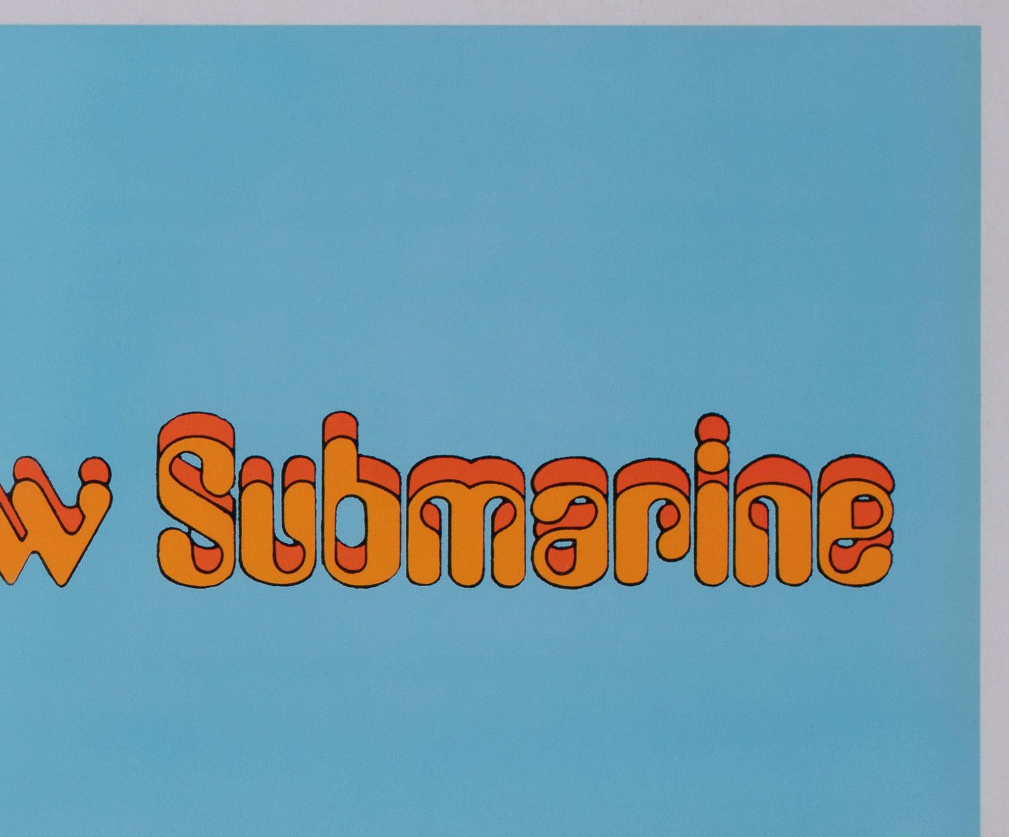 20th Century Yellow Submarine 1968 Capitol Records Poster, Heinz Edelmann For Sale