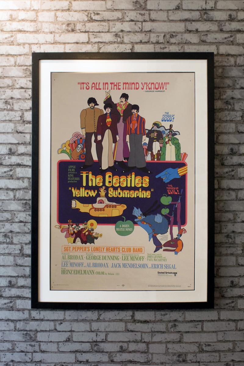 American Yellow Submarine '1968' Poster For Sale