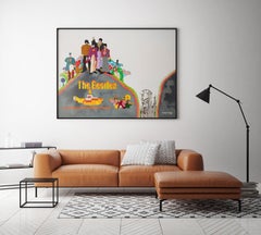Yellow Submarine 1968 UK Quad Advance Film Poster, Heinz Edelmann