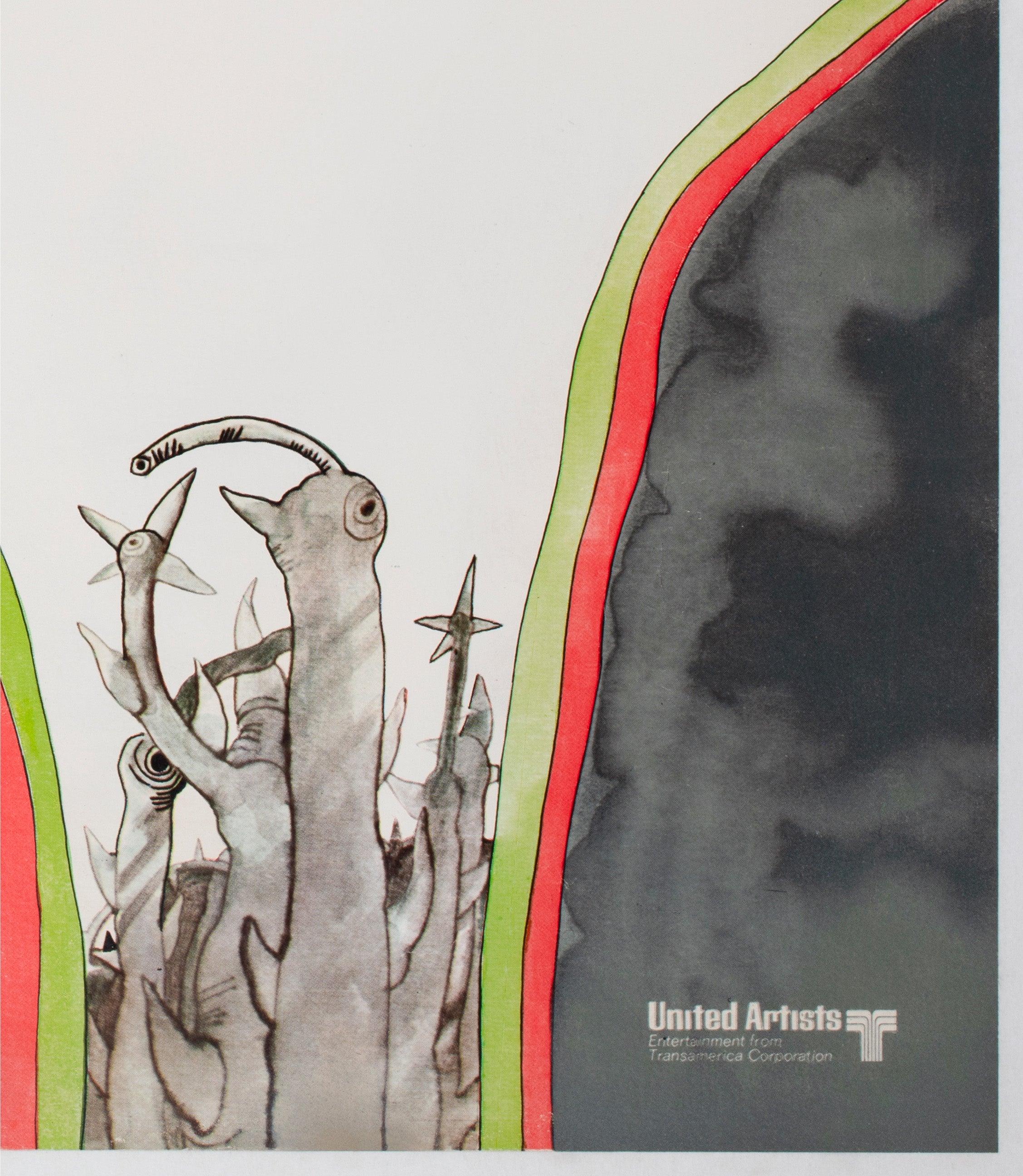 Yellow Submarine 1968 UK Quad Advance Film Poster, Heinz Edelmann en venta 2