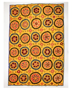 Yellow Suzani , Samarkand, Uzbekistan, 1900s