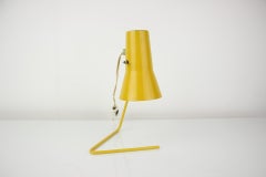 Yellow Table Lamp with Adjustable Shade by Hurka for Drupol, 1960s
