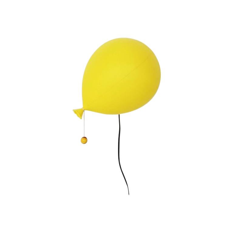 Yellow Table, Wall or Ceiling Balloon Lamp by Yves Christin, Italy 1970s