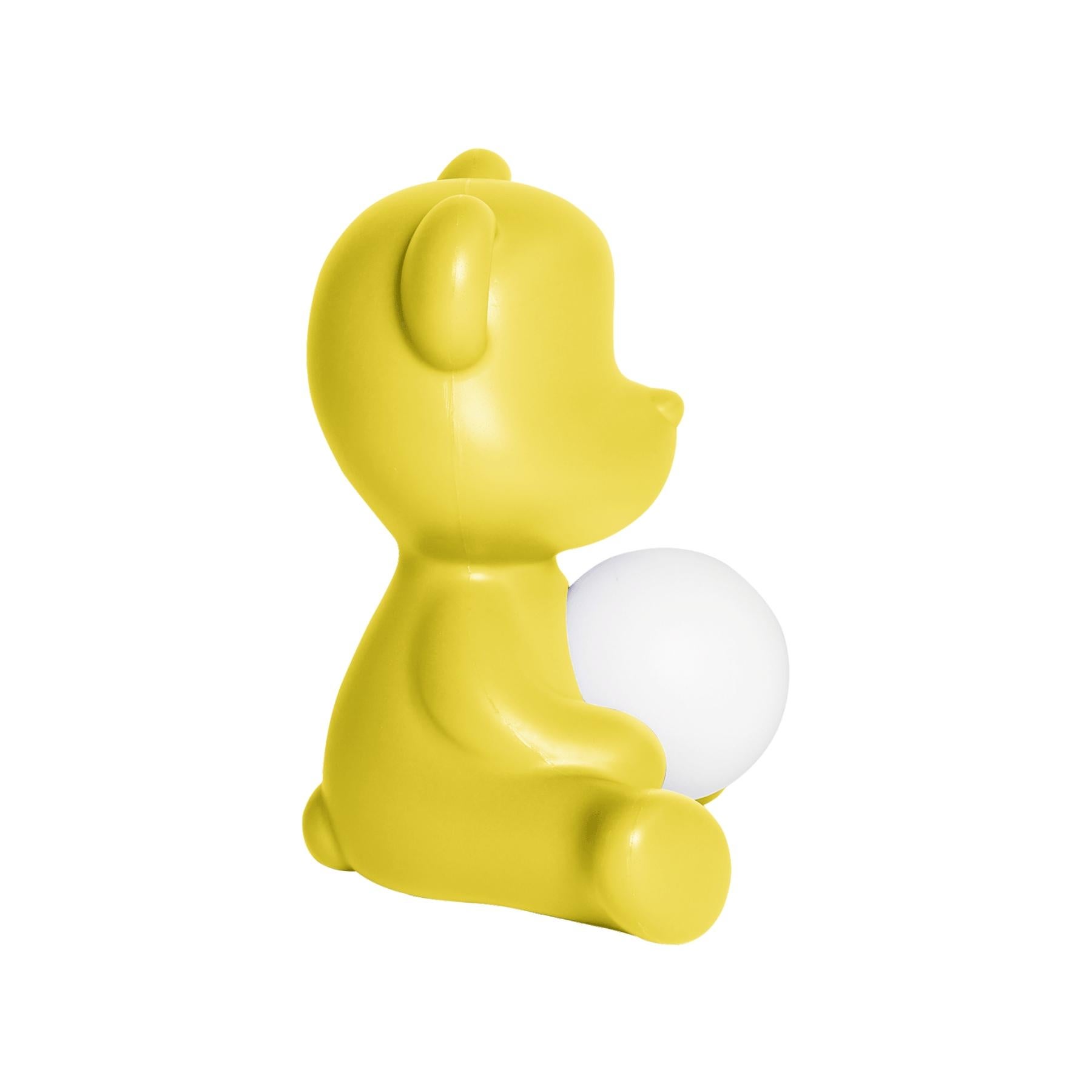 Plastic In Stock in Los Angeles, Yellow Teddy Bear Lamp LED Rechargeable