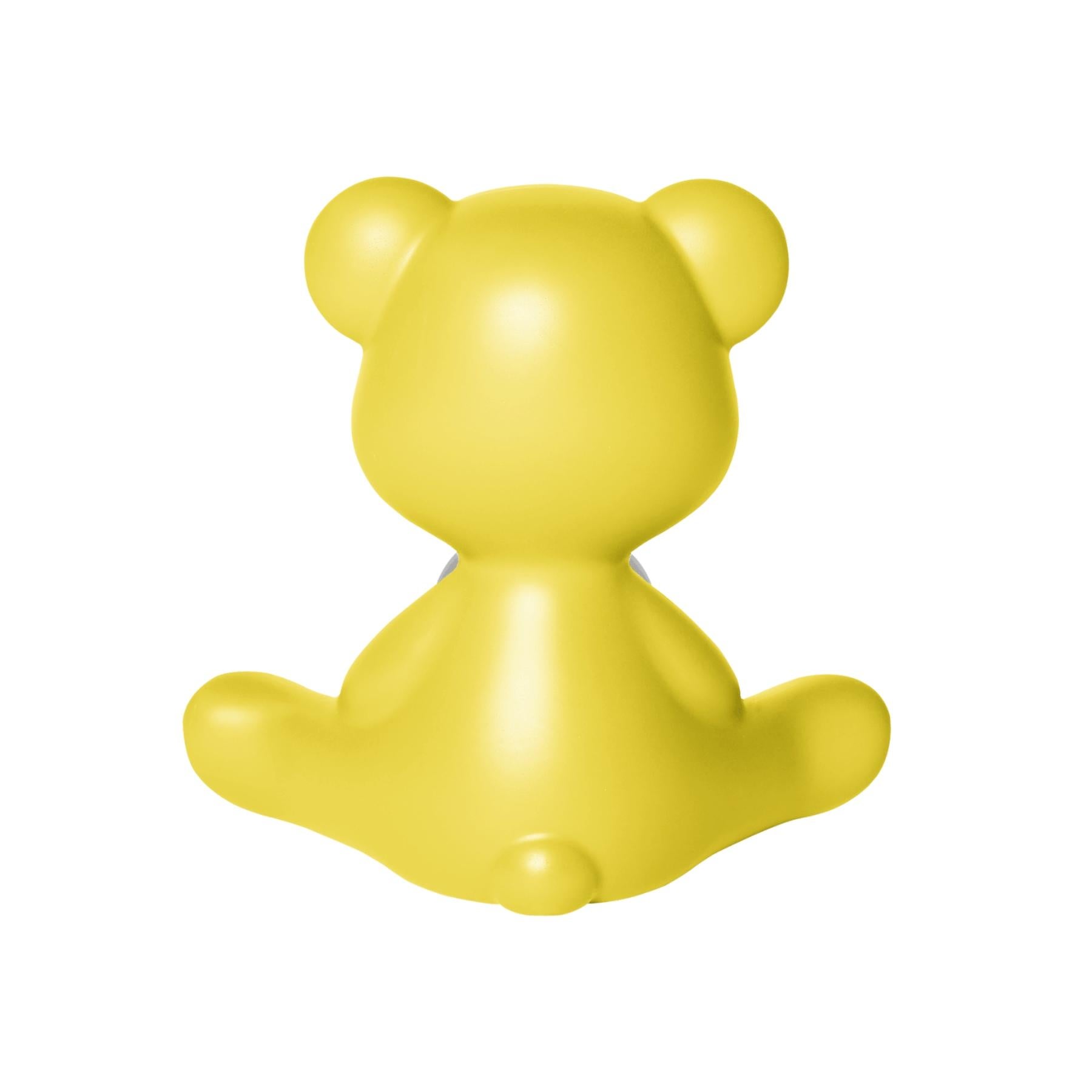 Contemporary In Stock in Los Angeles, Yellow Teddy Bear Lamp LED Rechargeable