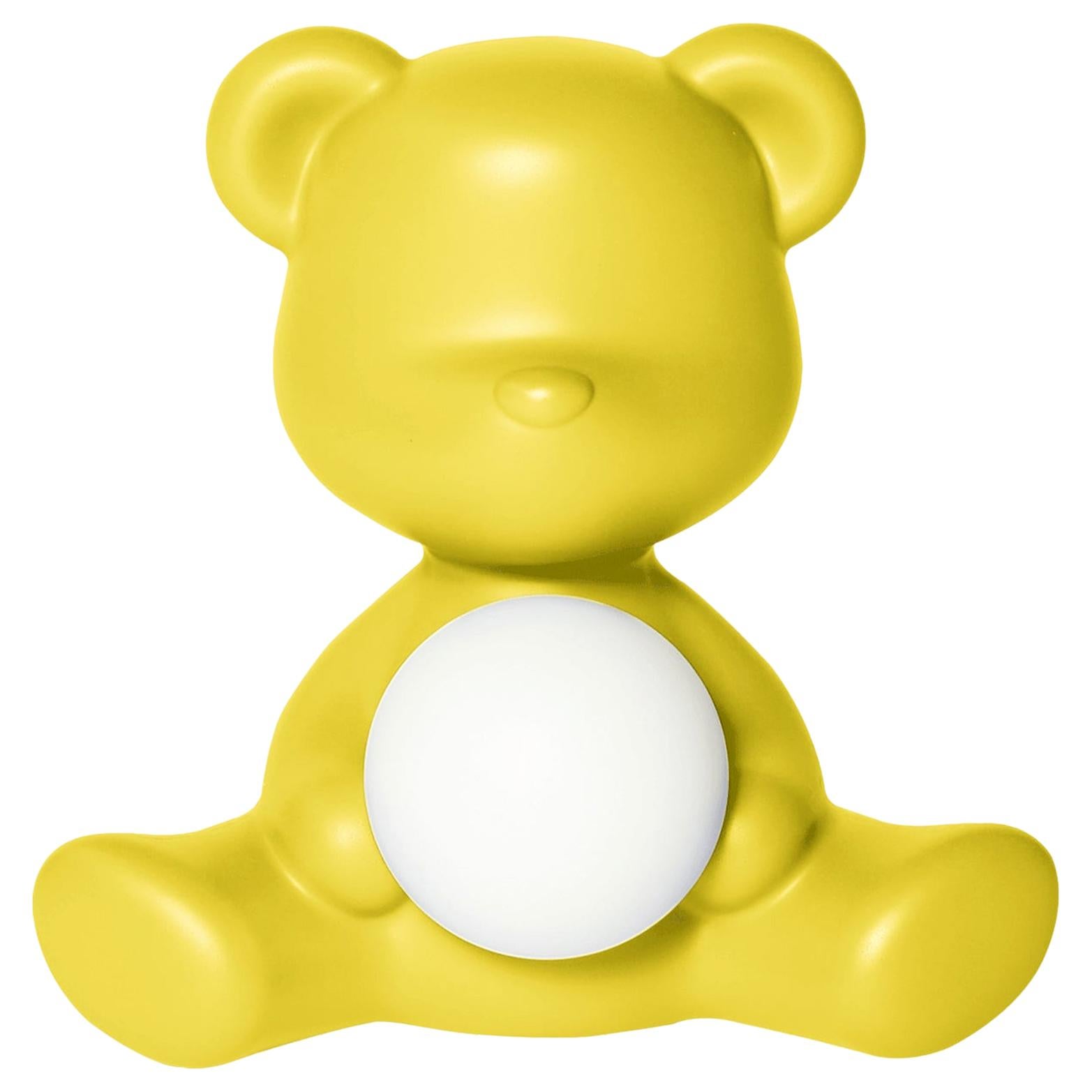 In Stock in Los Angeles, Yellow Teddy Bear Lamp LED Rechargeable