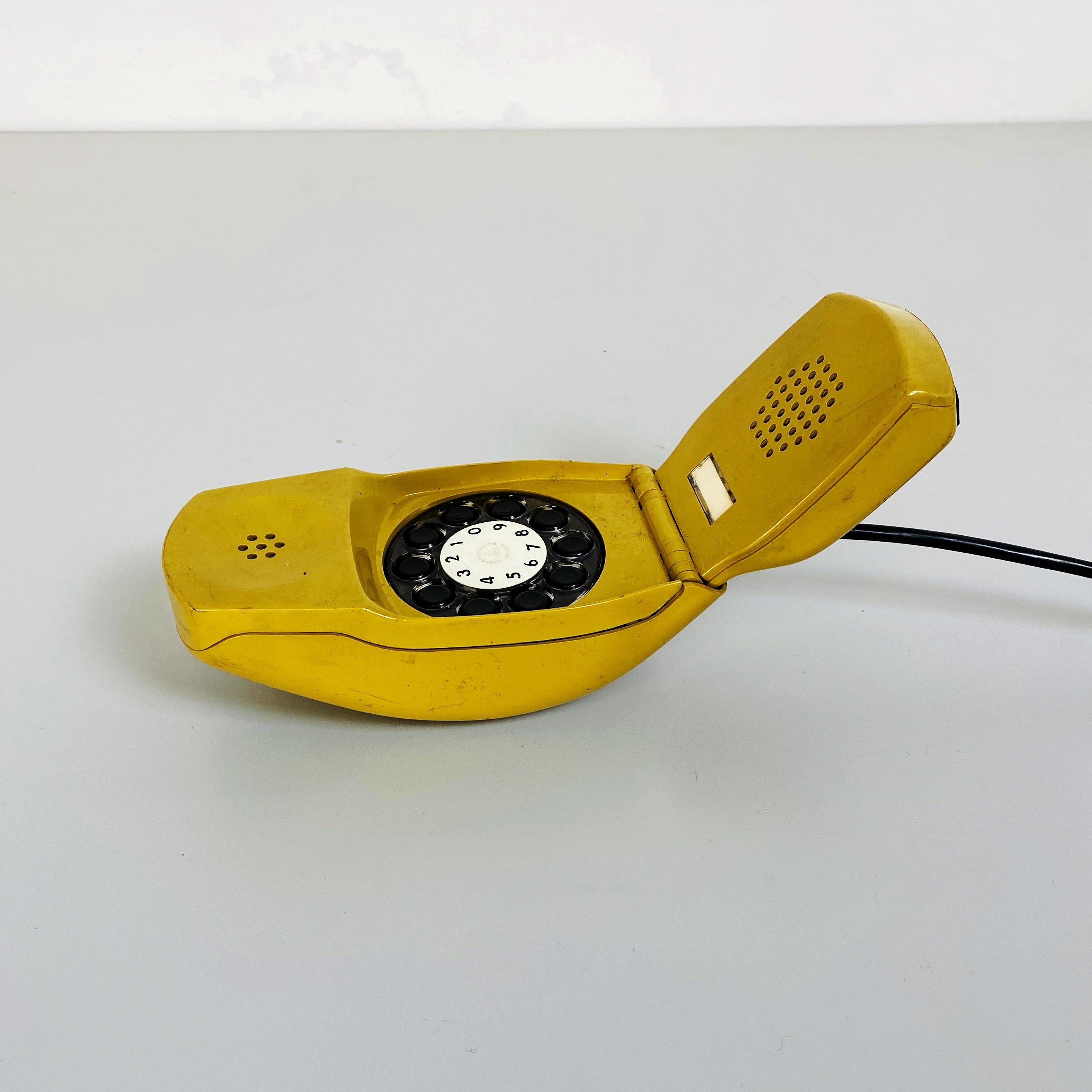 Mid-Century Modern Yellow Telephone Grillo by Marco Zanuso and Richard Sapper for Siemens, 1965