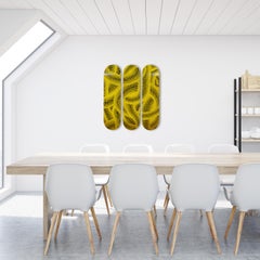 Yellow Trees Skateboard Decks by Yayoi Kusama