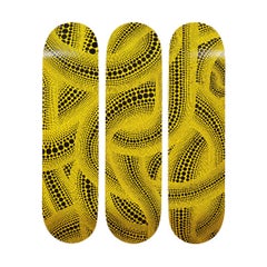 Yellow Trees Skateboard Decks by Yayoi Kusama