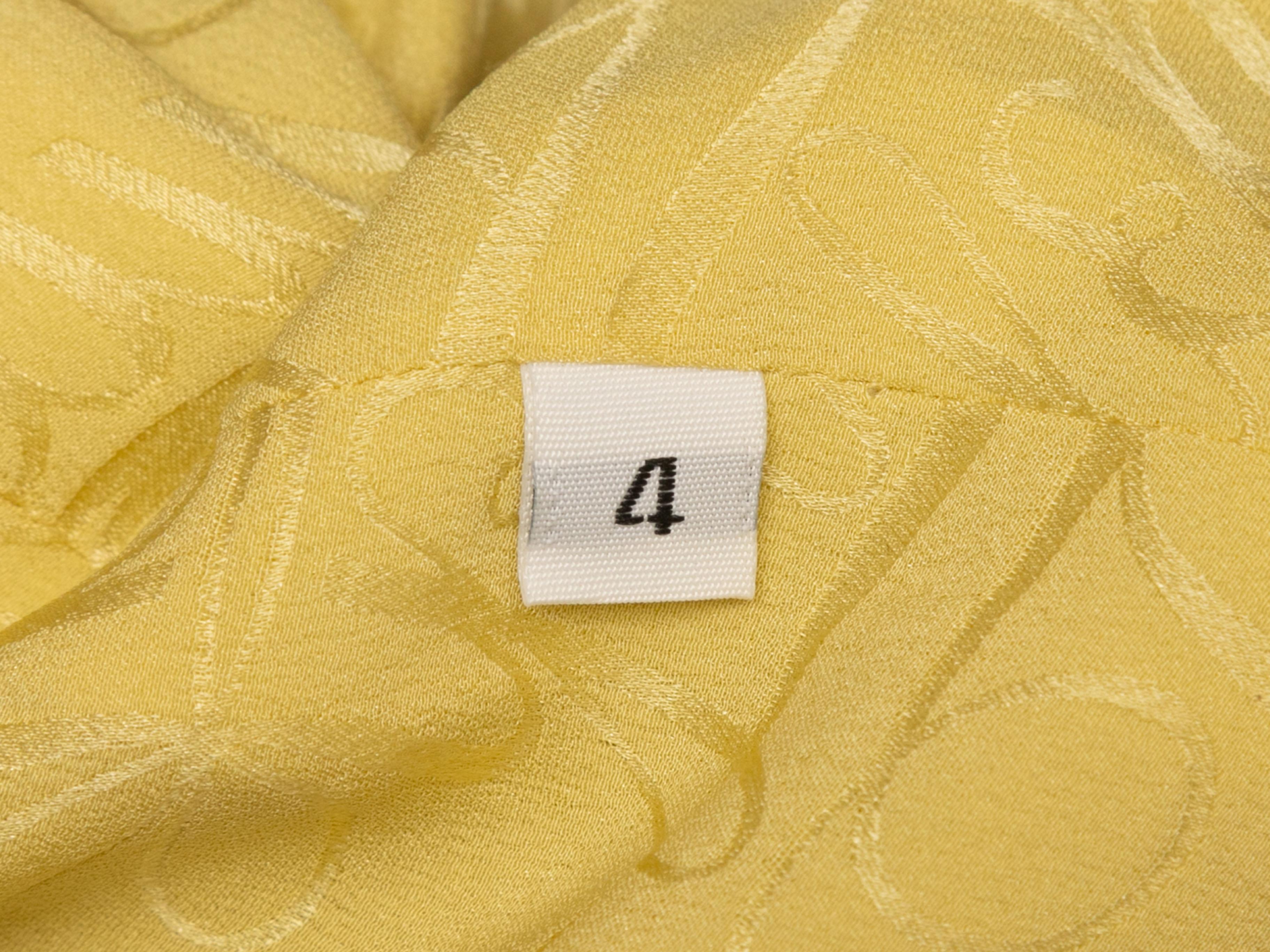 Veste cargo à col montant Tuleh jaune Taille US 4 en vente 2