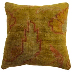 Yellow Turkish Oushak Pillow