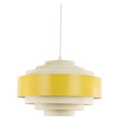 Yellow Ultra Pendant by Jo Hammerborg for Fog & Mørup, 1960s