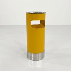 Yellow Umbrella Stand & Ashtray Model 4610 by Gino Colombini for Kartell, 1970s