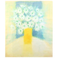 'Yellow Vase and Flowers' by Neil Shawcross RHA RUA